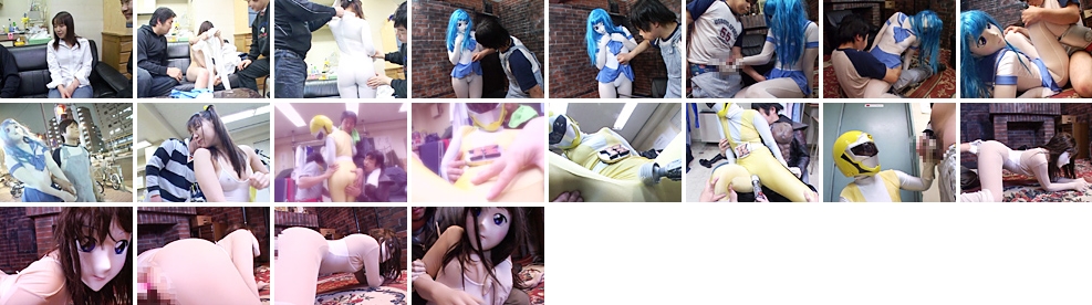 着ぐるみ着衣プレイのエロ動画画像
